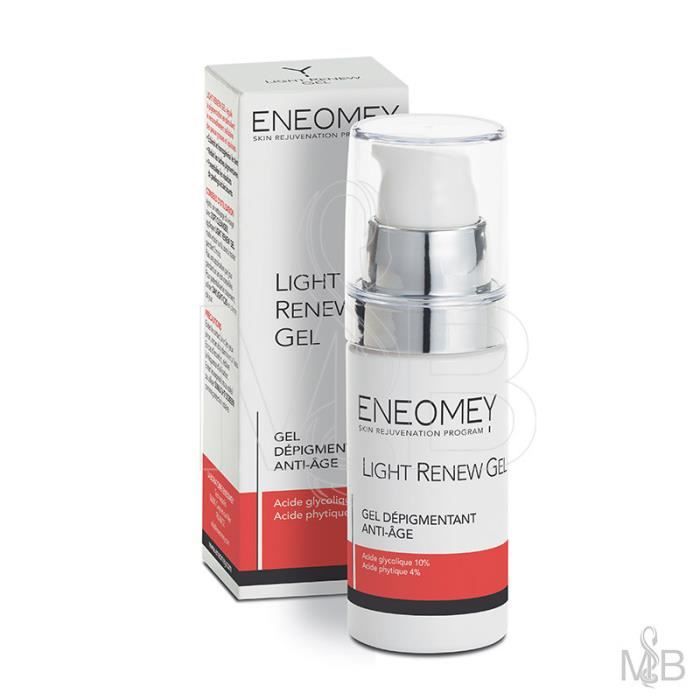 Soin de nuit - Eneomey - Light Renew Gel - Dépigmentant - Anti-âge - 30ml