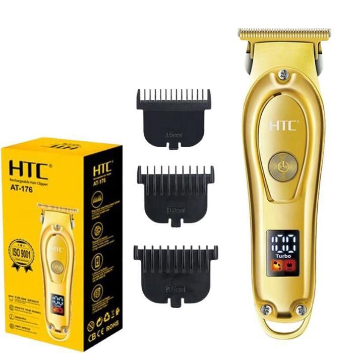 tondeuse professionnel zéro rechargeable cheveux barbe écran LED Lharass AT-176