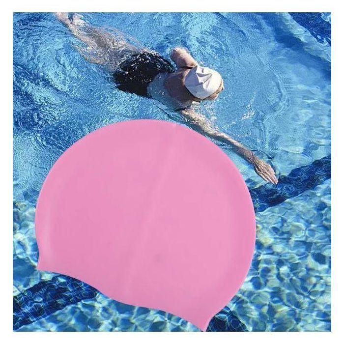 Bonnet de bain unisexe étanche, confortable, bonnet de natation en Silicone