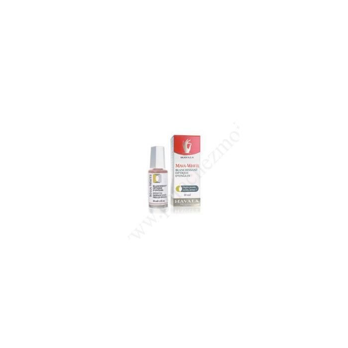 Blanchissant optique d'ongles MAVALA Mavawhite 10ml - Effet bleuté original - Base