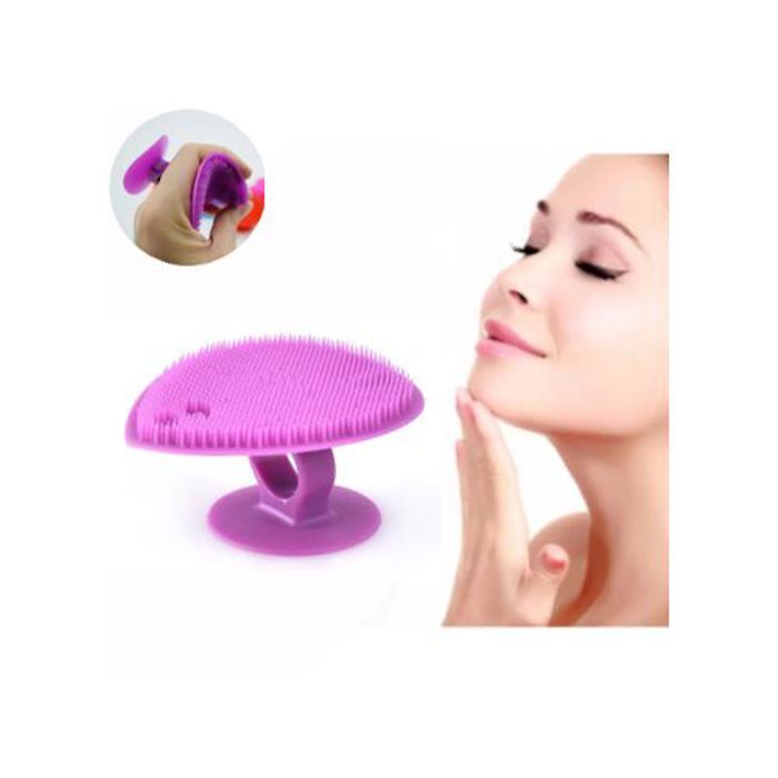 Tampon de nettoyage visage - GENERIC - Silicone - Exfoliant - Élimine points noirs - Doux