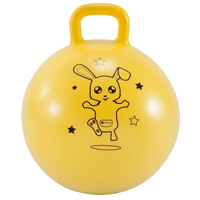 BALLON SAUTEUR 45CM JAUNE