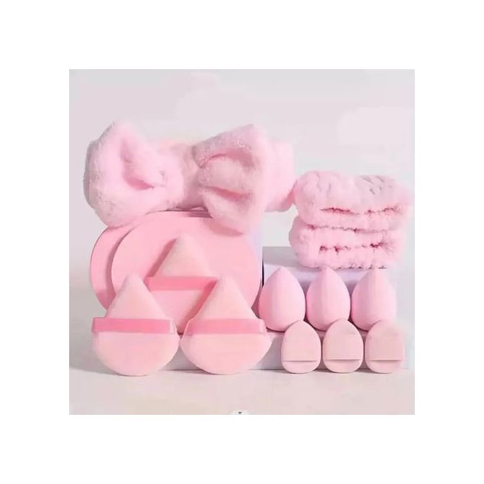 Pack 14 pièces Bandeau Et Accessoires Outils De maquillage