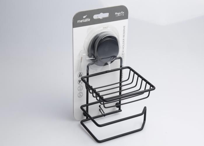 Réserve Porte Papier Toilette Noir MGS-714