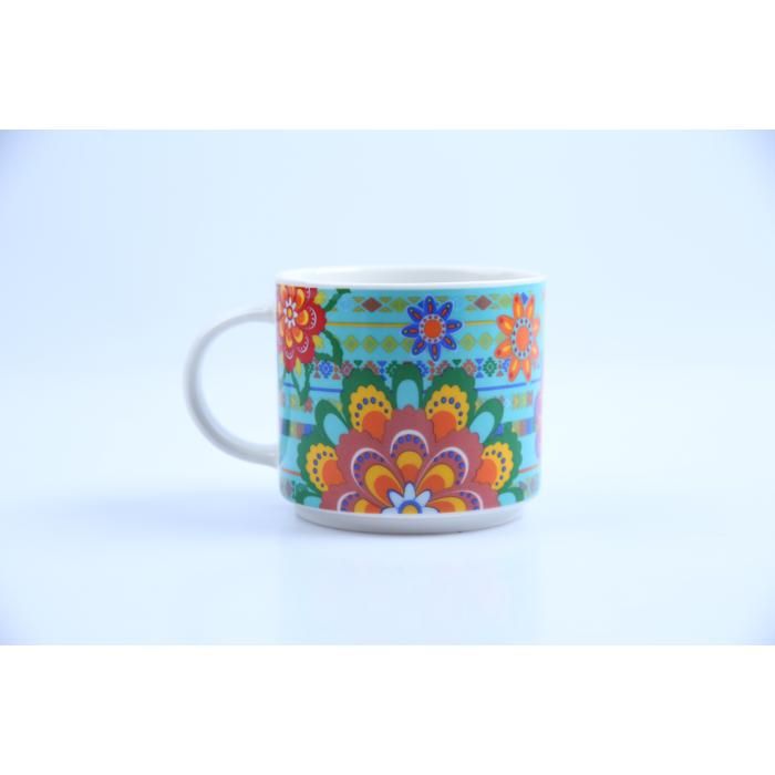 Mug - EXCELSA - Gipsy Soul - 29 cl - Multicolore - Vintage - Ergonomique
