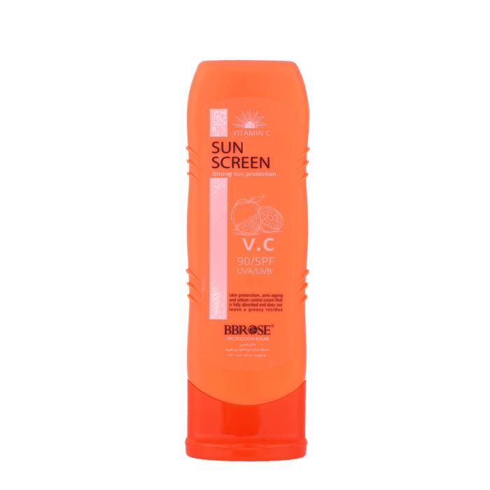 Crème solaire à la vitamine C
