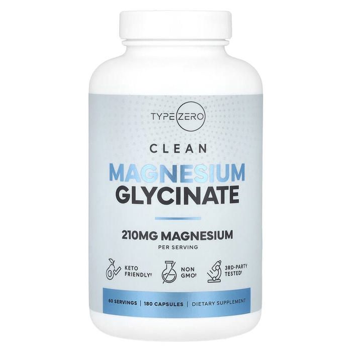 Magnesium Glycinate 210 mg 180 VegCaps