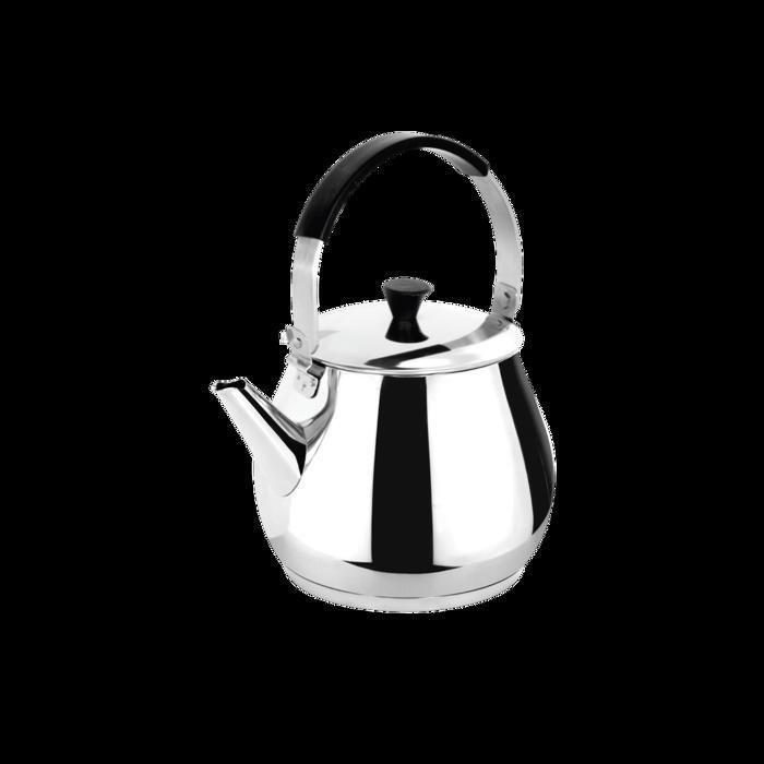Bouilloire à gaz - LAMACOM - 2L - Acier inoxydable 18/8 - Poignée ergonomique - Design moderne