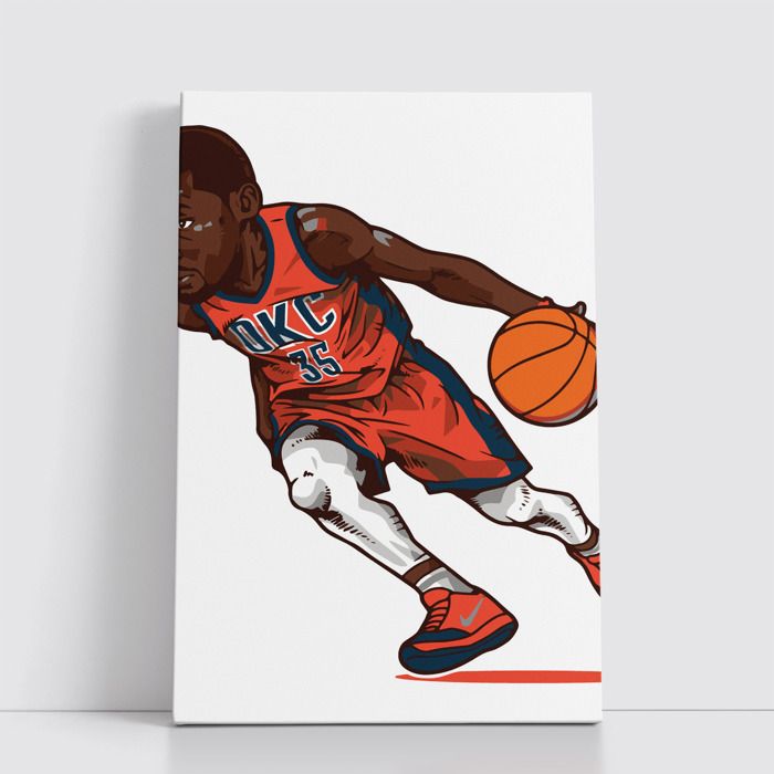 Tableau NBA sur Toile – Affiche Murale 25x40 cm avec Équipes et Joueurs Légendaires du Basket 109
