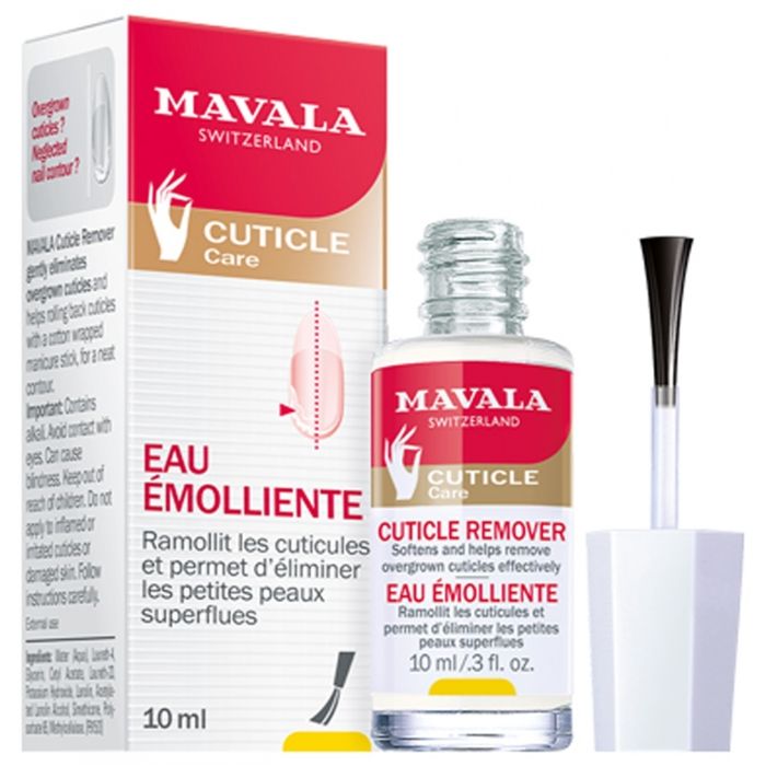 Eau émolliente - MAVALA - 10ml - Ramollit les cuticules - Élimine les peaux mortes - Application facile