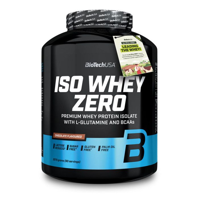 Whey isolate BioTech USA - Iso Whey Zero - Chocolate 2270g