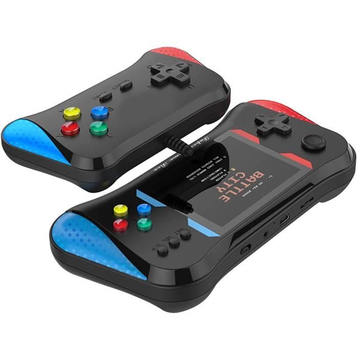 Console de jeu portable intégrée 500 jeux rétro 8,9 cm avec manette, plusieurs formats de jeu, sortie AV compacte, console de A689