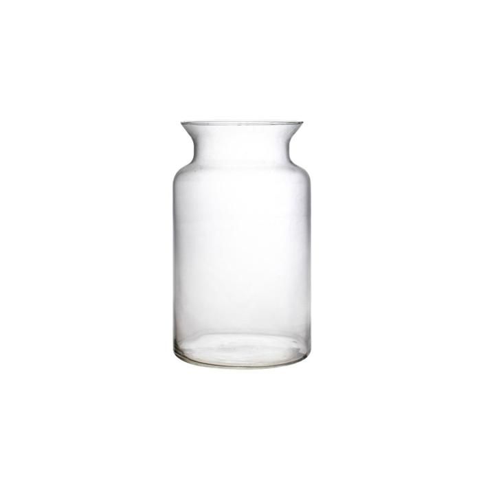 VASE CLASSIQUE TRANSPARANT EN VERRE 20x15x15 cm PF