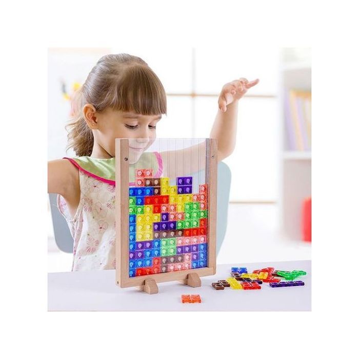 Jeu de puzzles colorés pour enfants