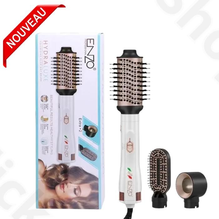 Brosse Chauffante Lissante - GENERIC - EN-740 - 3-en-1 - Céramique - Température réglable