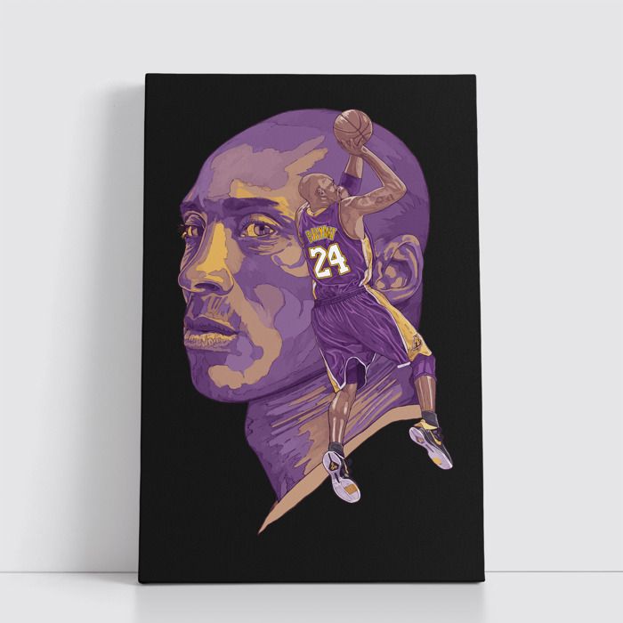 Tableau NBA sur Toile – Affiche Murale 25x40 cm avec Équipes et Joueurs Légendaires du Basket 309