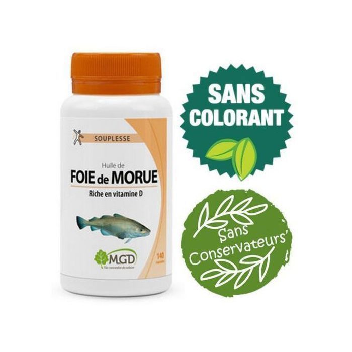 Huile de Foie de Morue 270mg - 140 capsules