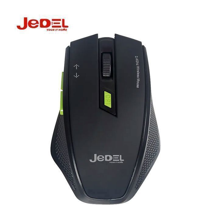 Jedel - Souris Optique GAMING W400 6D sans fil Bluetooth 2,4 GHz - Noir