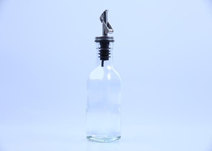 BOUTEILLE D’HUILE EN VERRE AVEC COUVERCLE 190 ML