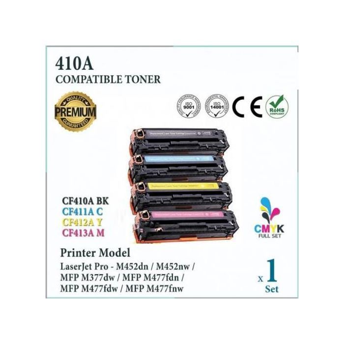 TONER Diamond Compatible HP 410A/CF410A jeux.