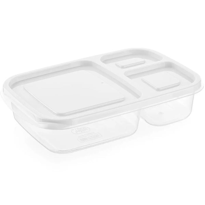 Lunchbox à 3 compartiments - Hobbylife-Blanc