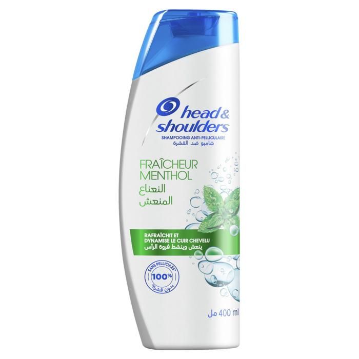 Head & Shoulders Shampoing Antipelliculaire Fraicheur Menthol - 400ml