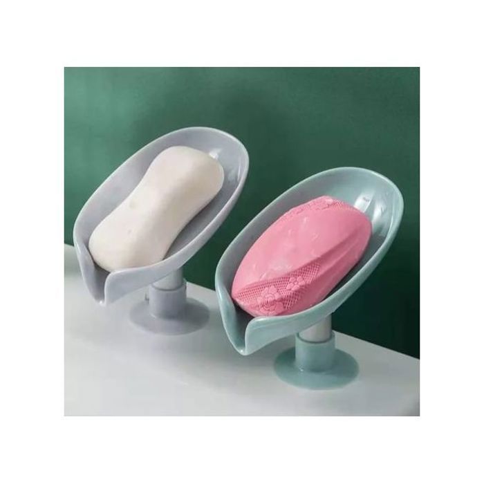 Porte-savon - GENERIC - Feuille - Vert - Plastique - Drainant