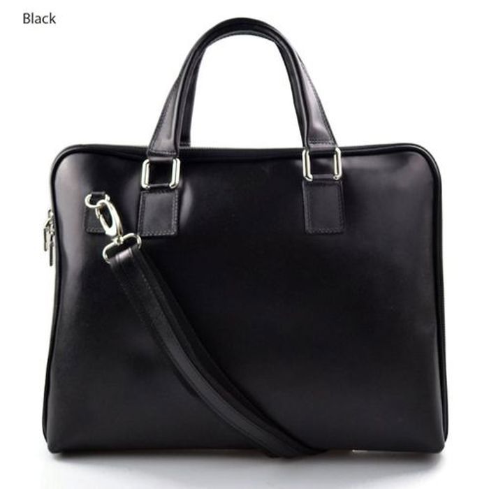Sac à Bandoulière , Sac à main en cuir avec chaîne, Bag pour femme, Noir