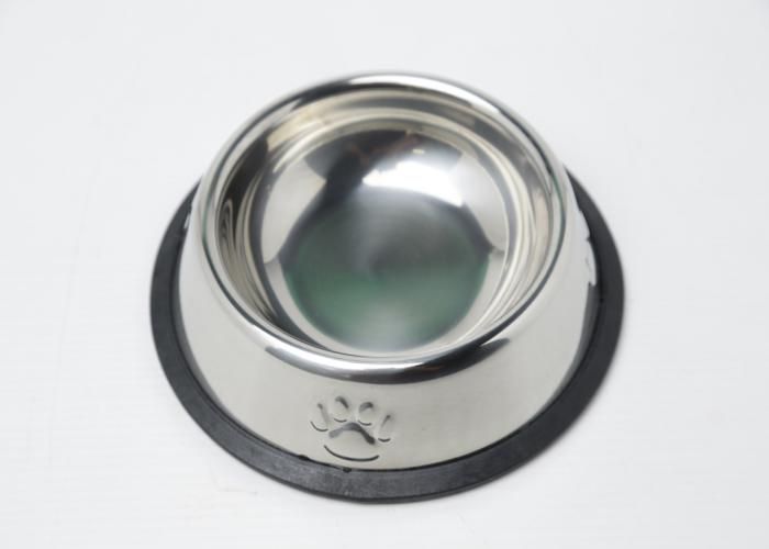 Gamelle - Mascow - Inox Métal - 22cm - Empreintes Caoutchouc - Antidérapante