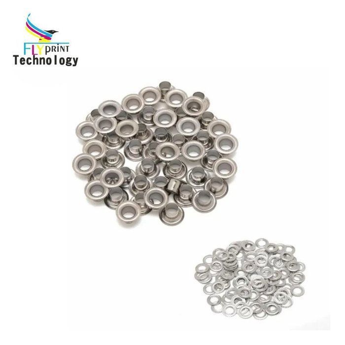 Oeillets métalliques pour fixation et renforcement - 1000 pcs