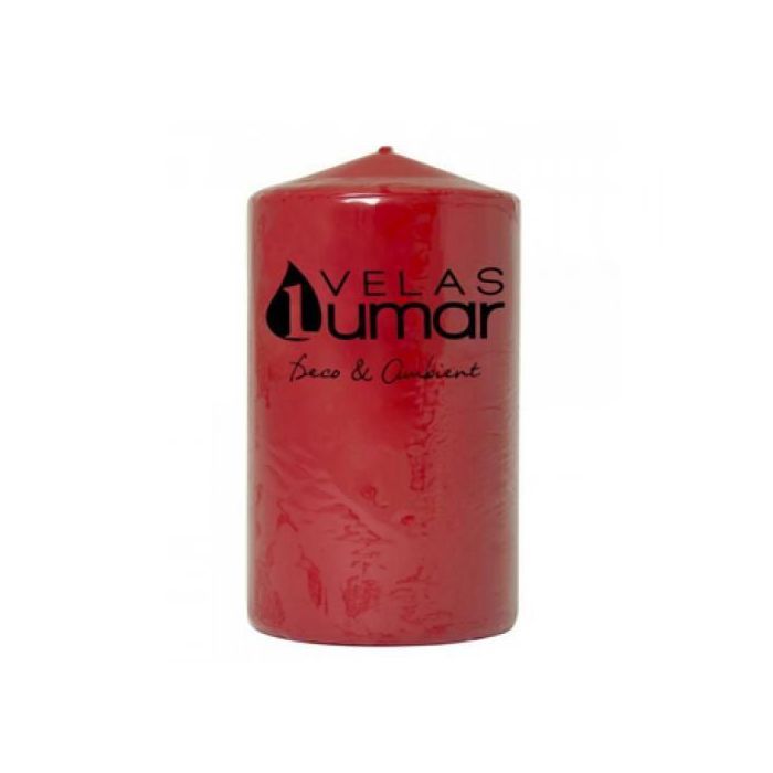 Bougie parfumé rouge, Décorer de votre chambre, Hauteur 9cm