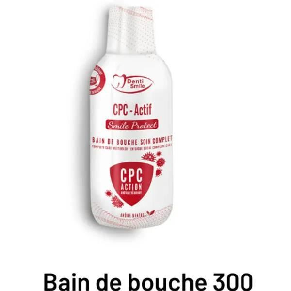 DENTI-SMILE BAIN DE BOUCHE CPC-ACTIF 300 ML