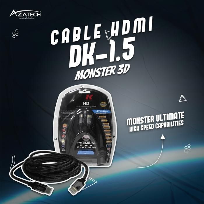 Câble HDMI - DK-M5 - 1,5m - Full HD 1080p - 4K - Retour audio
