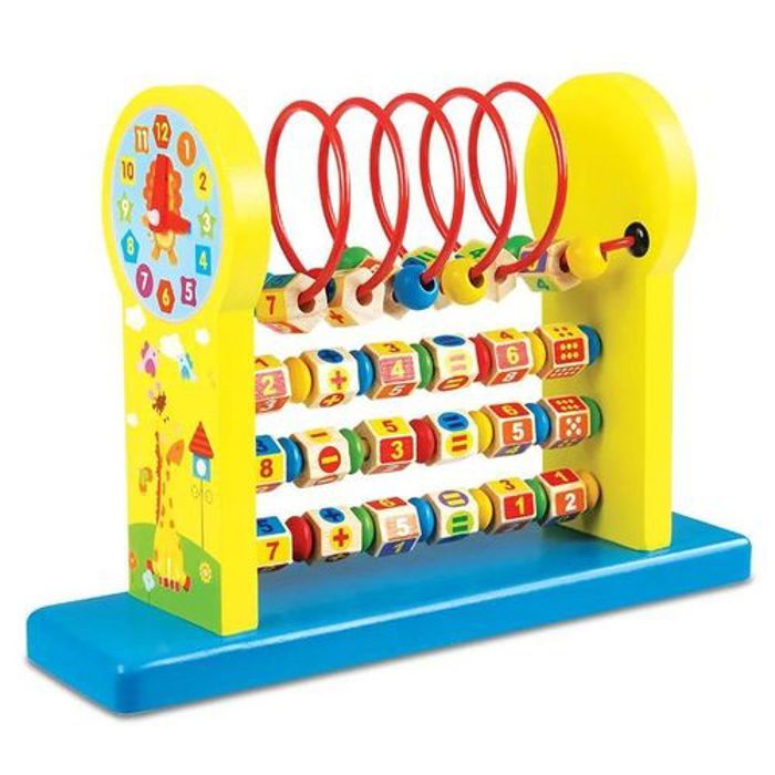 Jouet éducatif - Non spécifié - Cadre de calcul vertical - Bois - 3 ans et plus - Mixte