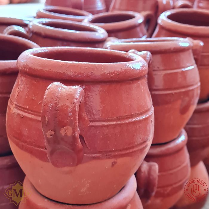 Pot de cuisson - Eco - Marrakesh Tangia - Argile - Marron - Compatible tous feux sauf induction