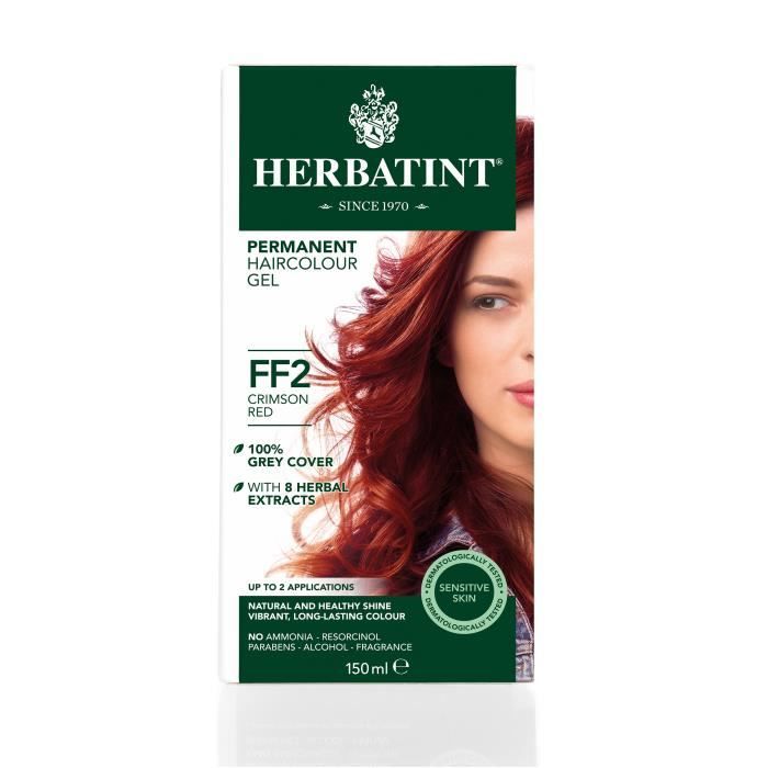 Herbatint Teinture pour cheveux rouge cramoisi FF2