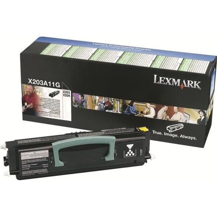 Cartouche de toner LEXMARK X203N, X204N - 2.500 pages - Noir
