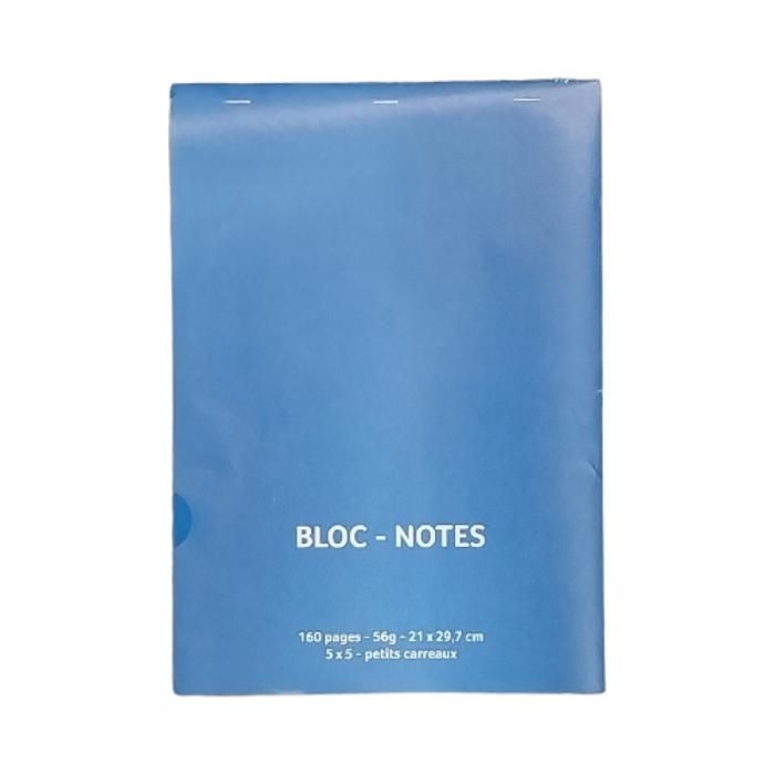 BLOC BUREAU 210X297CM 160P 5X5 56G POUCE