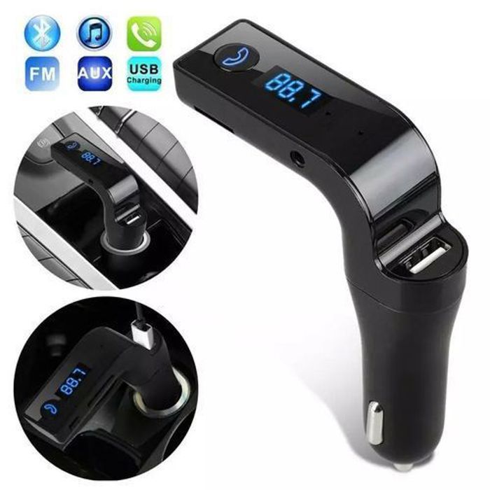 Car G7 Kit Transmetteur FM de voiture Bluetooth / Lecteur Musique MP3 SD USB / Chargeur