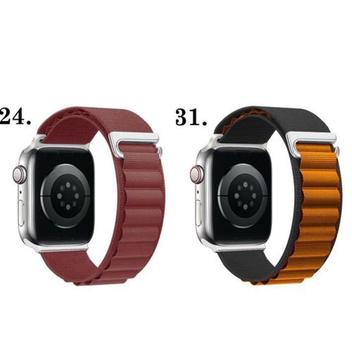 .2Pack.  Alpine Loop Nylon Sport Strap for Apple Watch 42/44/45/49mm-543