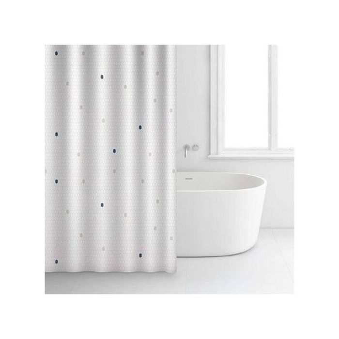 Rayen Rideau de Douche Imperméable,Tissu Polyester,Séchage Rapide - 180 x 200 cm-410