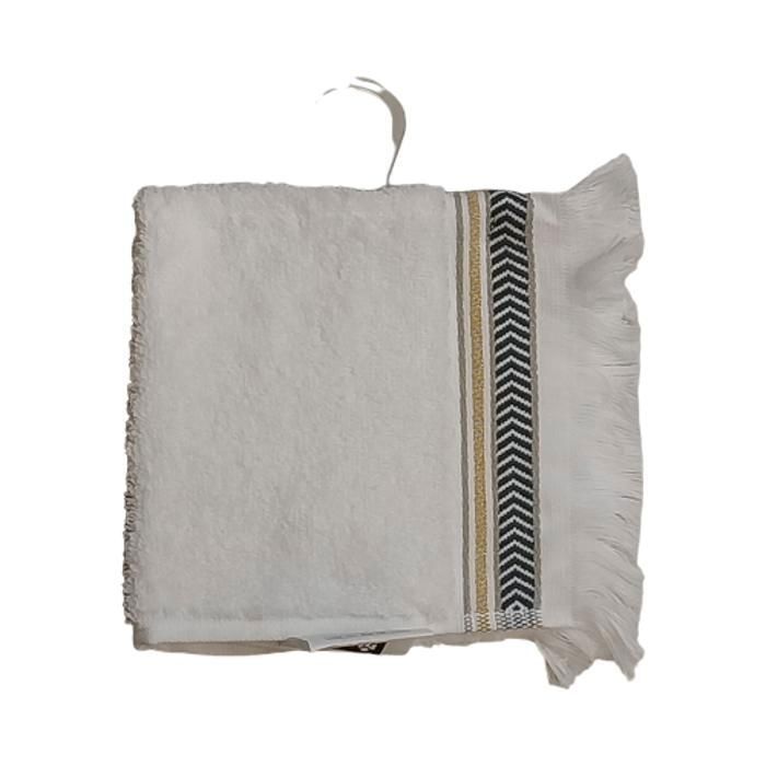Serviette - GENERIC - 30x30 cm - Blanc - 500g - Jacquard