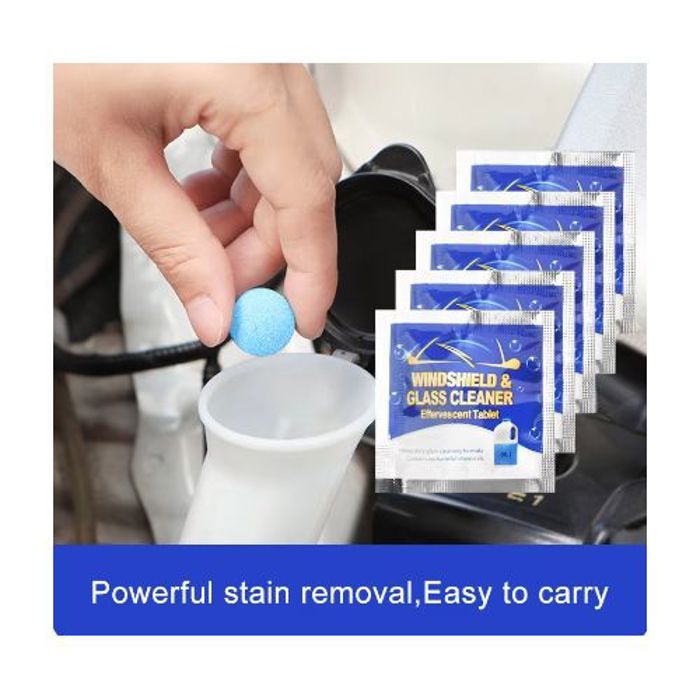 Pastille de nettoyage de vitres - Non spécifié - Pack de 5 - Économique - Compact - Anti-âge