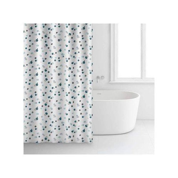 Rayen Rideau de Douche Imperméable,Tissu Polyester,Séchage Rapide - 180 x 200 cm-411