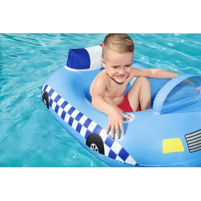 Bateau - Bestway - Baby Boat - Voiture de Police - Haut-parleurs - 97 x 74 Cm