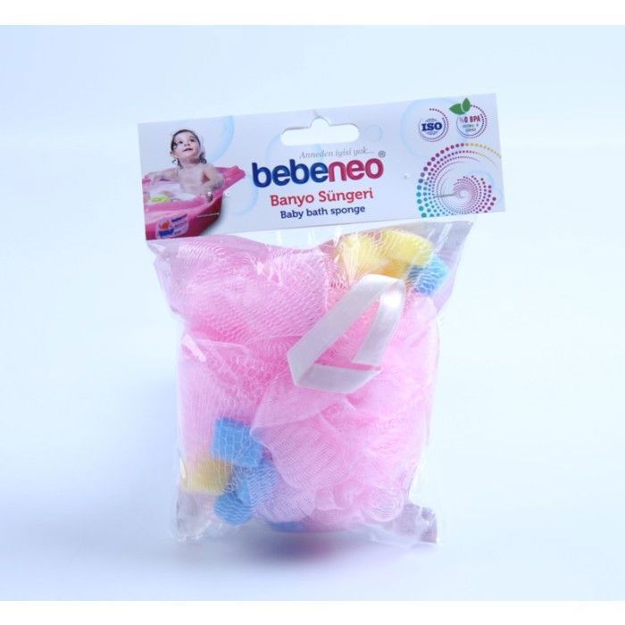 Éponge de Bain Bébé Fibre - Couleur Aléatoire