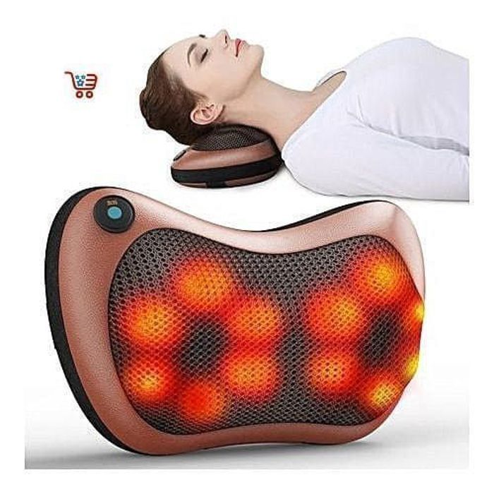 Coussin de Massage Shiatsu avec 8 Rouleaux 3D Masseur oreiller de Pétrissage Fonction