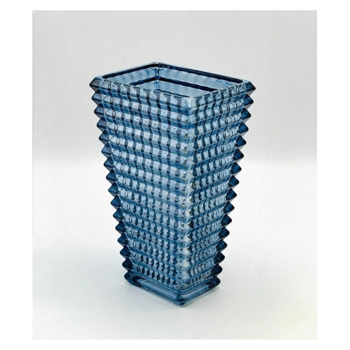Vase décoratif - Cristalline - Bleu - Dimensions 20-10 - Élégance - Chic