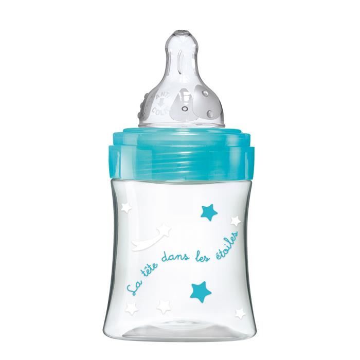 Dodie Biberon Initiation+ Anti-Coliques 3 Vitesses +0m Lagoon Valentin 150ml