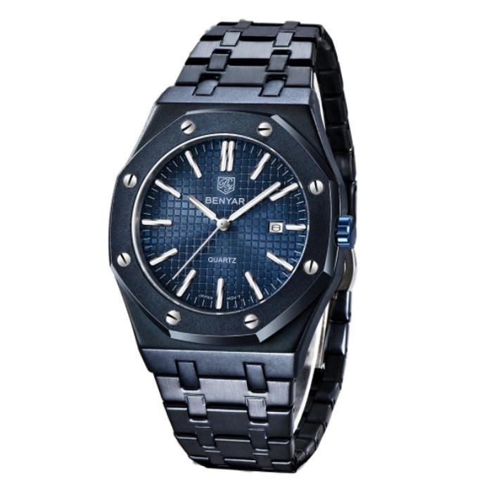 Montre Homme - BENYAR - BY-5156-1 - Acier - Résistant à l'eau - Quartz